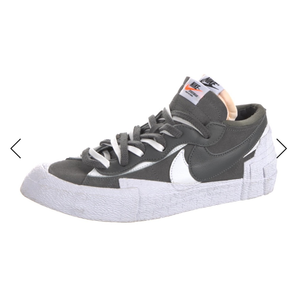Nike x Sacai collab Men's Gray and White Sneakers